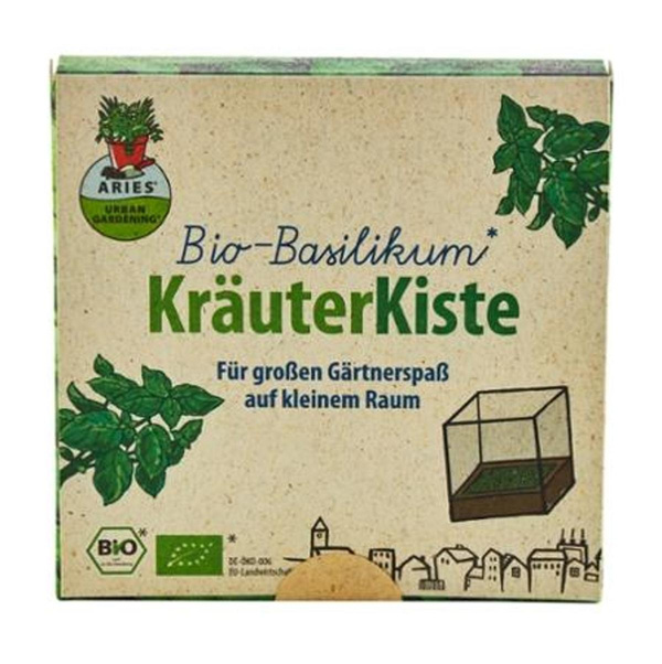 Produktfoto zu Bio-Basilikum KräuterKiste