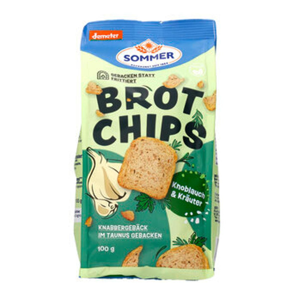 Produktfoto zu Brot-Chips Knoblauch & Kräuter (100g)
