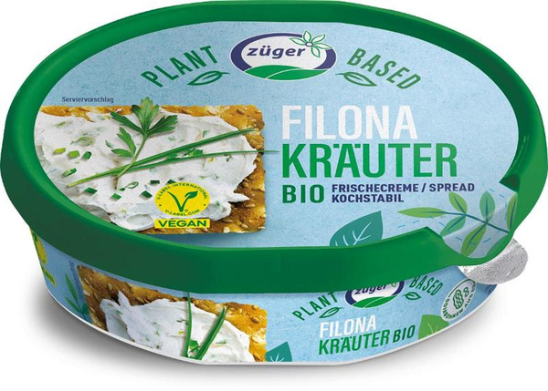 Produktfoto zu Filona vegane Frischecreme Kräuter (150g)