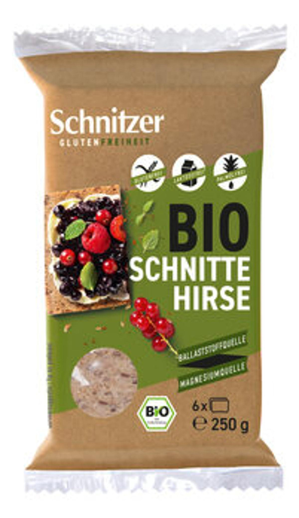Produktfoto zu Hirse Schnitten glutenfrei (250g)