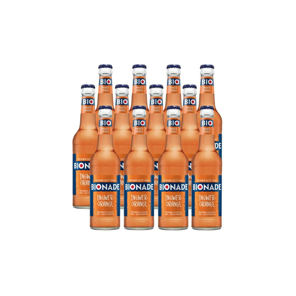 Produktfoto zu BIONADE Ingwer-Orange (12x0,33L)