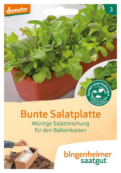 Produktfoto zu Saatgut "Bunte Salatplatte"