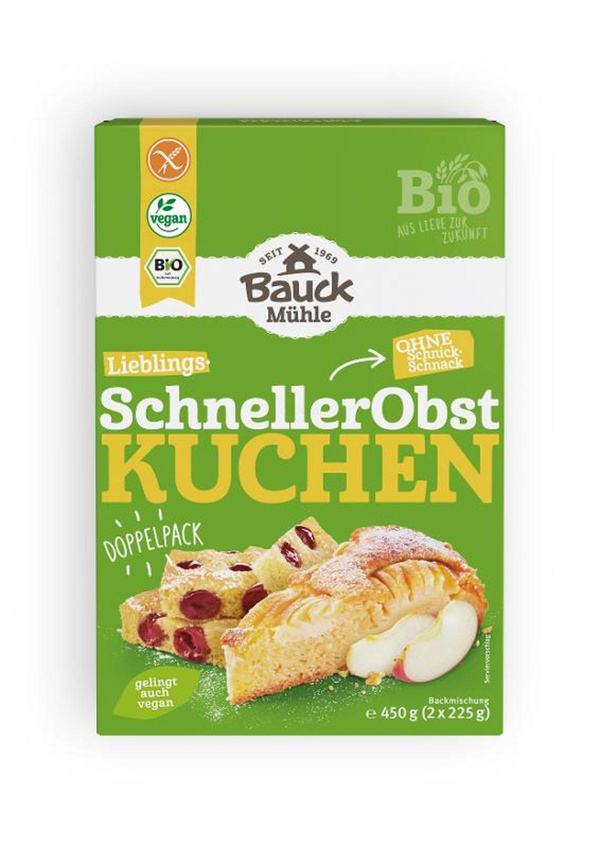 Produktfoto zu Obstkuchen Rührteig (400g)