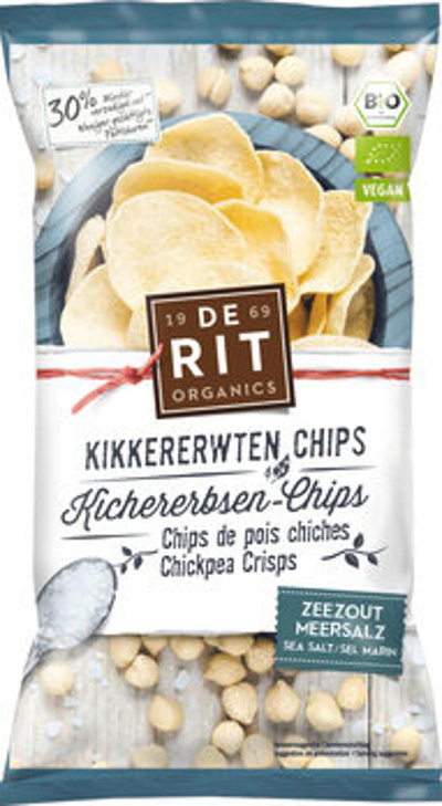 Produktfoto zu Kichererbsen-Chips Meersalz (75g)