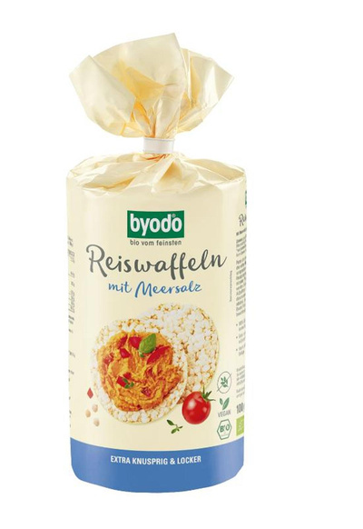 Produktfoto zu Reiswaffeln mit Meersalz (100g)