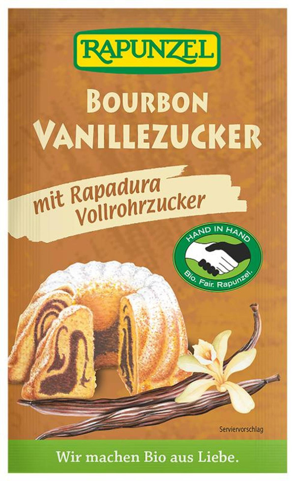 Produktfoto zu Bourbon Vanillezucker mit Rapadura (8g)