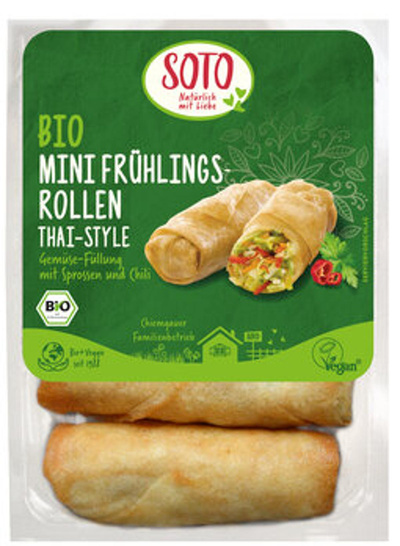 Produktfoto zu Mini-Frühlingsrollen "Thai-Style" 4 Stück (200g)