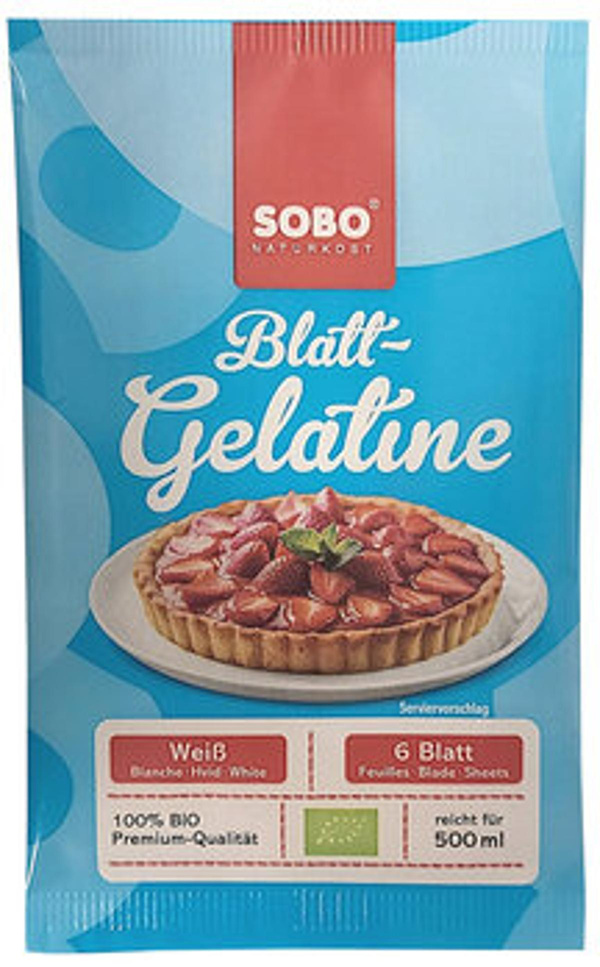 Produktfoto zu Blatt Gelatine (6St.)