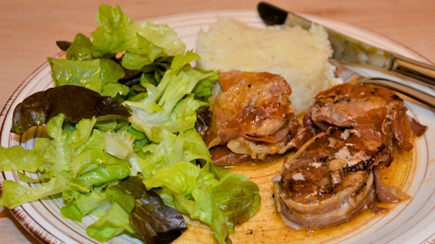 Rezeptbild für Schweinelende mit Blumenkohl-Püree