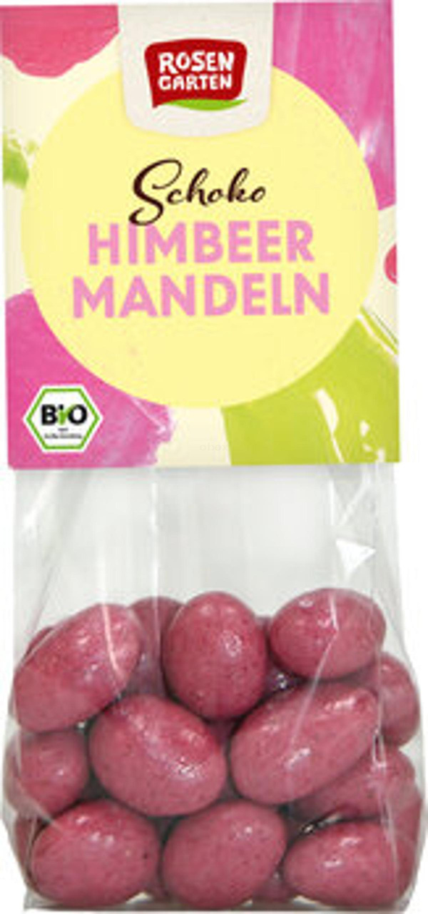 Produktfoto zu -15% Schoko-Himbeer-Mandeln (100g) | MHD 22.09.26