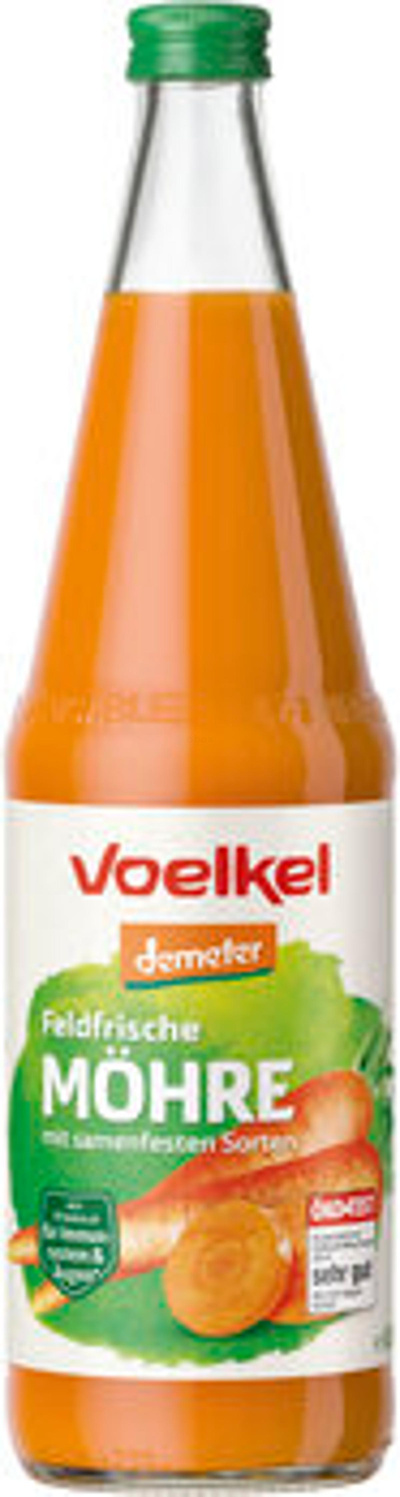 Produktfoto zu Feldfrischer Möhren Saft (0,7L)