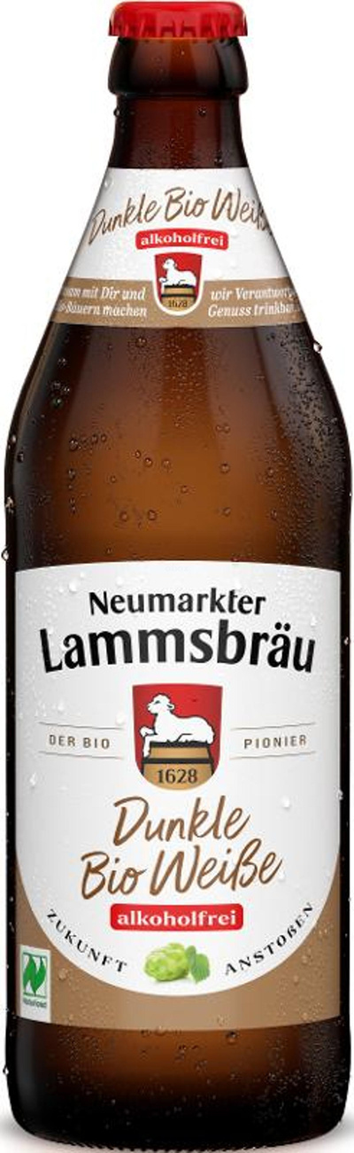 Produktfoto zu Lammsbräu Dunkle Weisse alkoholfrei (0,5L)