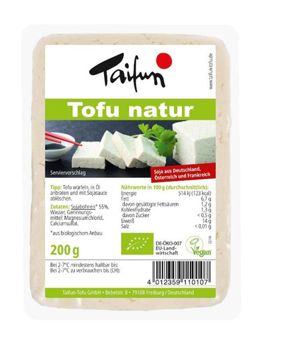 Produktfoto zu -10% Tofu Natur (200g) | MHD 30.08.25