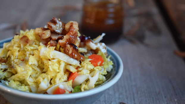 Rezeptbild für Wirsingsalat mit Apfel