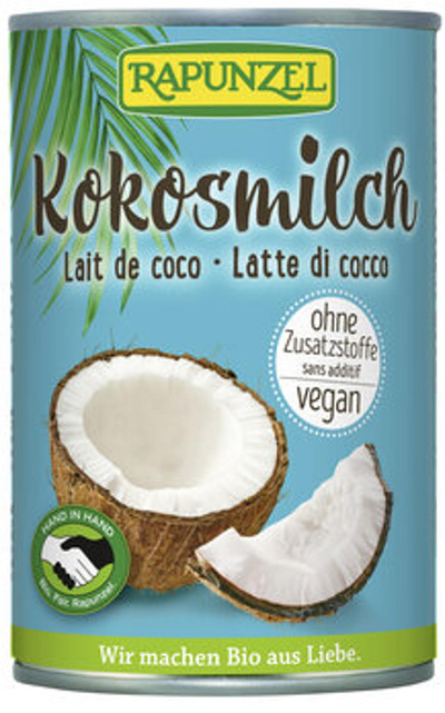 Produktfoto zu Kokosmilch Rapunzel (0,4L)