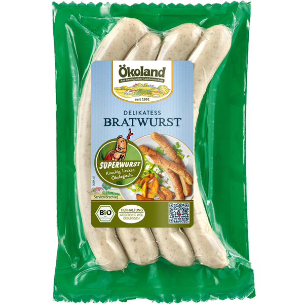 Produktfoto zu Delikatess Bratwurst (180g)