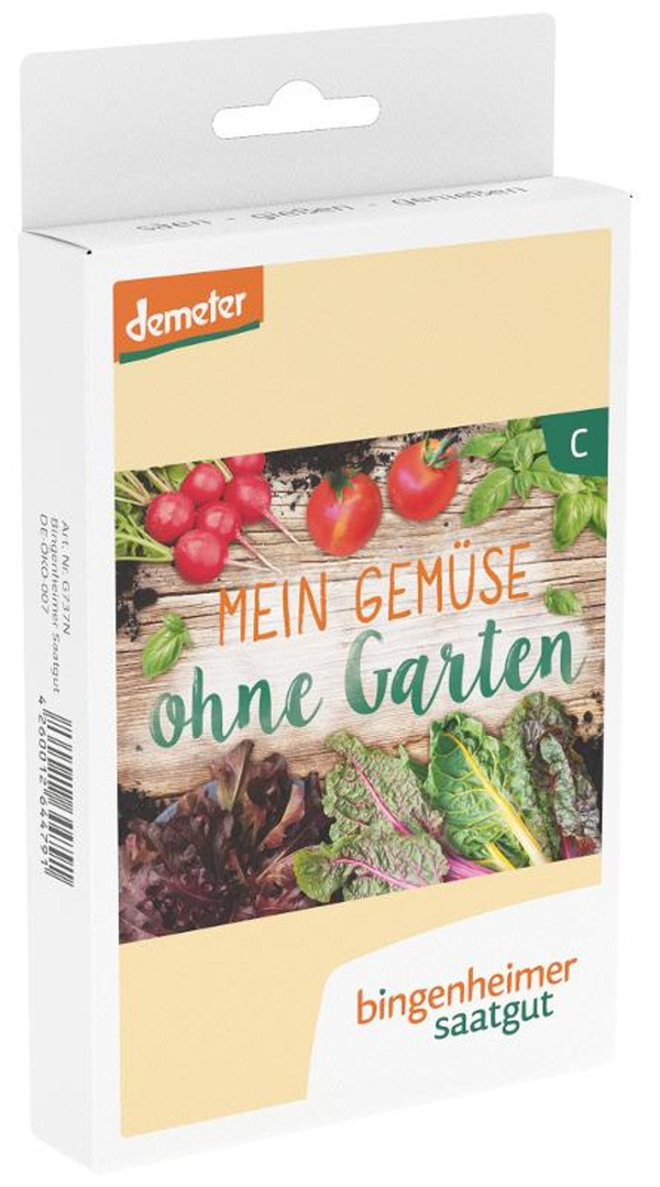Produktfoto zu Saatgutbox "Mein Gemüse ohne Garten"