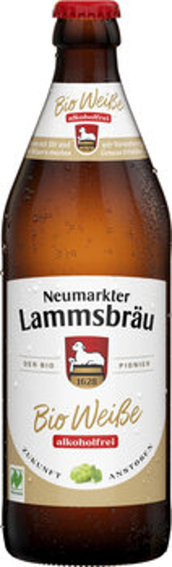 Produktfoto zu Lammsbräu Weiße Alkoholfrei (0,5L)