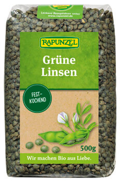 Produktfoto zu Grüne Linsen (500g)