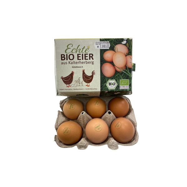 Produktfoto zu Regionale Eier Größe L (6 Stück)