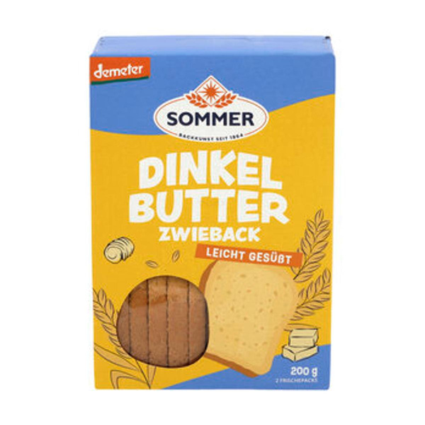 Produktfoto zu Dinkel Butter Zwieback (200g)