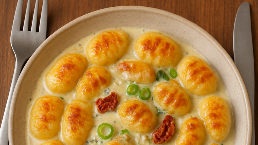 Rezeptbild für Gnocchi in Gorgonzola-Sauce