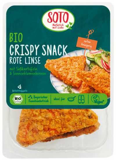 Produktfoto zu Crispy Snack Rote Linse (200g)