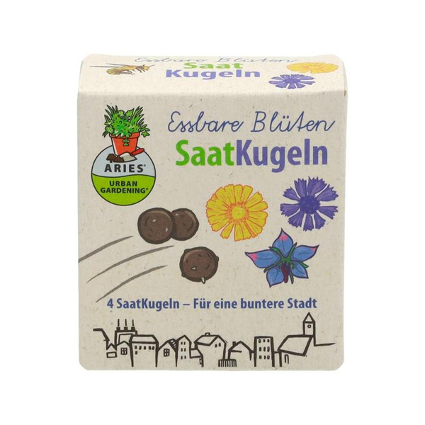 Produktfoto zu Bio-SaatKugeln "Essbare Blüten" (4 Stück)