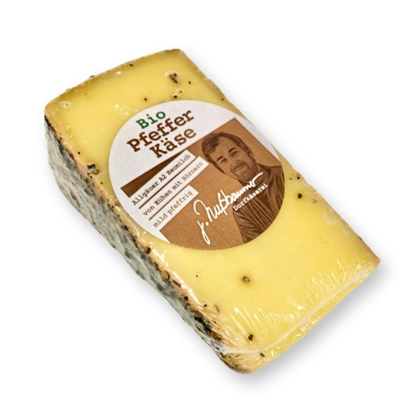 Produktfoto zu Allgäuer Pfefferkäse aus Heumilch (ca. 250g)