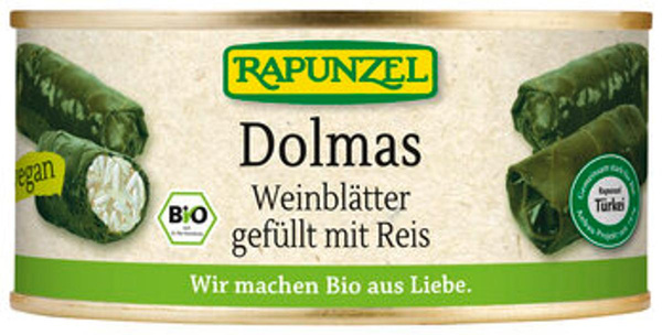 Produktfoto zu Dolmas, mit Reis gefüllte Weinblätter (280g)