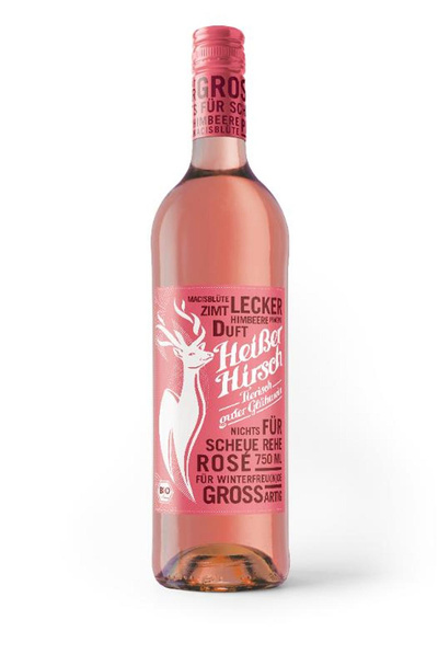 Produktfoto zu Heißer Hirsch rosé (0,75L)