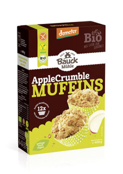 Produktfoto zu Apple Crumble Muffins Backmischung (400g)