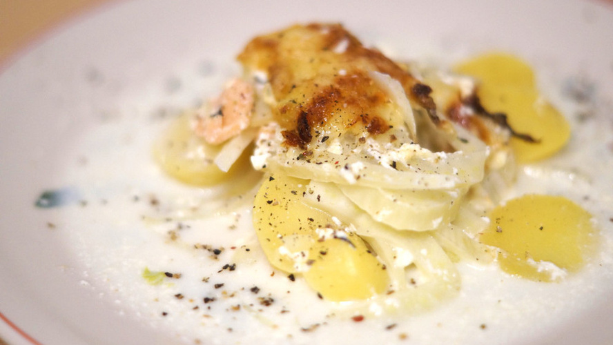 Rezeptbild für  Kartoffel-Fenchel al forno