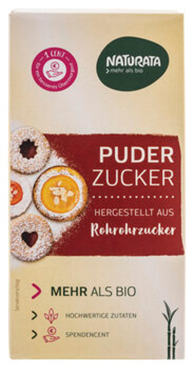 Produktfoto zu Puderzucker aus Rohrohrzucker (200g)