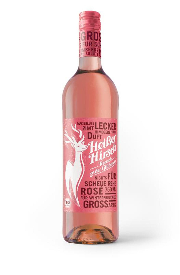 Produktfoto zu Heißer Hirsch rosé (0,75L)