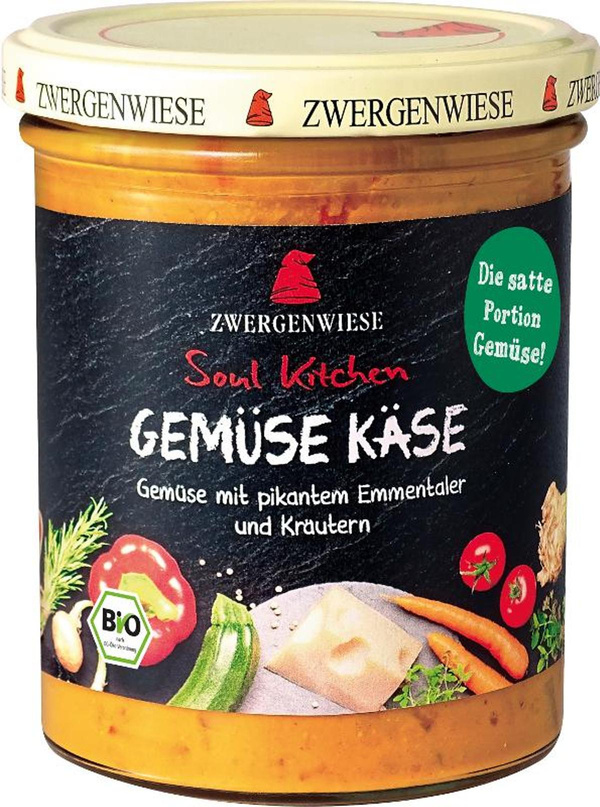 Produktfoto zu Soul Kitchen Gemüse Käse (370g)