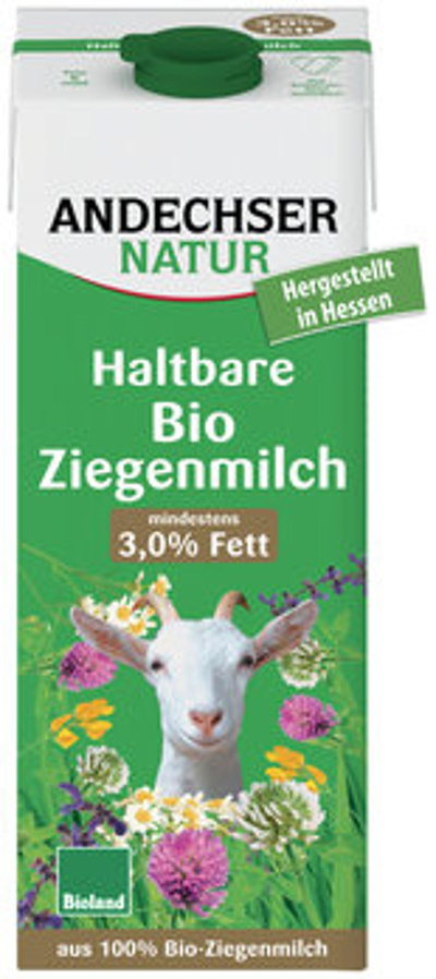 Produktfoto zu Ziegen-H-Milch 3,0% (1L)