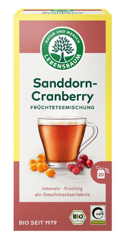 Produktfoto zu Früchtetee Sanddorn Cranberry (20x2,5g)