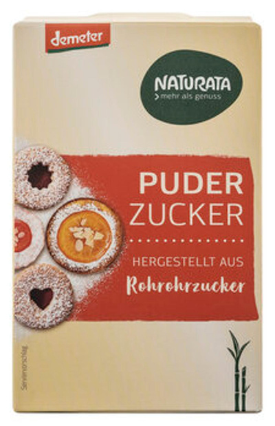 Produktfoto zu Puderzucker aus Rohrohrzucker (200g)