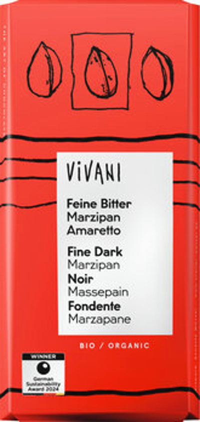 Produktfoto zu Feine Bitter Marzipan Amaretto (100g)