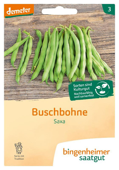 Produktfoto zu Saatgut Buschbohne "Saxa"