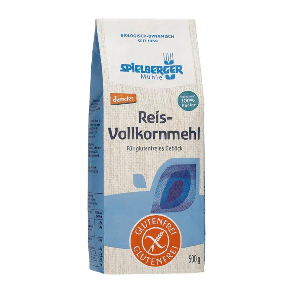 Produktfoto zu Reismehl Vollkorn (500g)