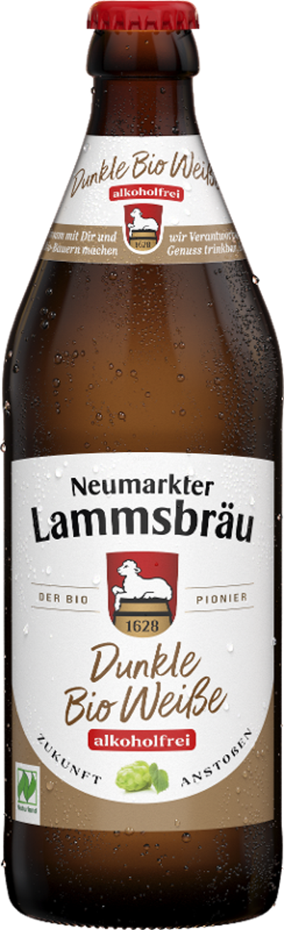 Produktfoto zu Lammsbräu Dunkle Weisse alkoholfrei (0,5L)