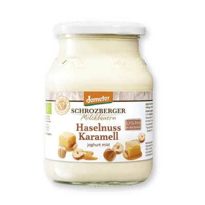 Produktfoto zu Saisonjoghurt Haselnuss-Karamell (500g)