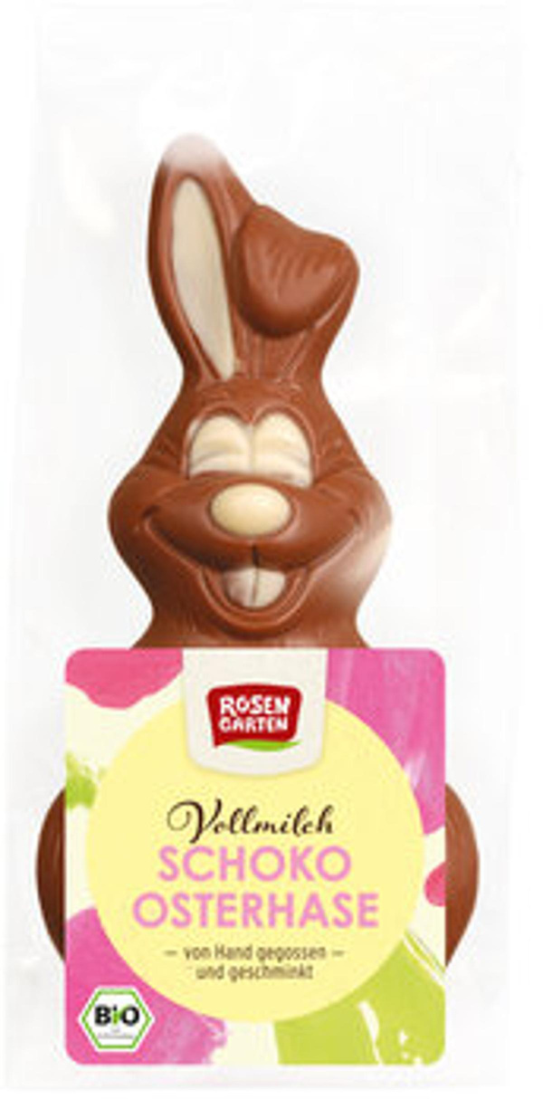 Produktfoto zu Vollmilch Osterhase, weiß geschminkt (80g) - MHD 16.8.