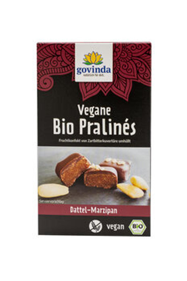 Produktfoto zu Vegane Pralinés Dattel-Marzipan (70g)