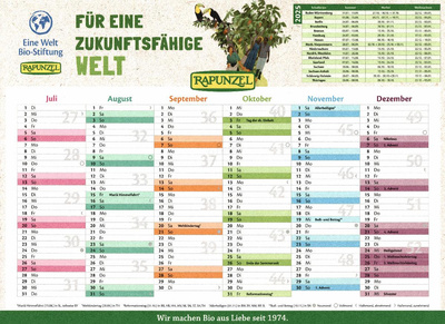 Produktfoto zu Jahreskalender 2025 Rapunzel