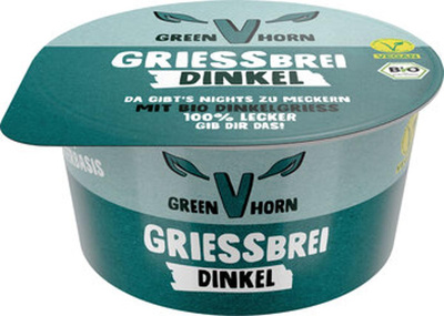 Produktfoto zu Veganer Dinkelmilch Grießbrei (150g)