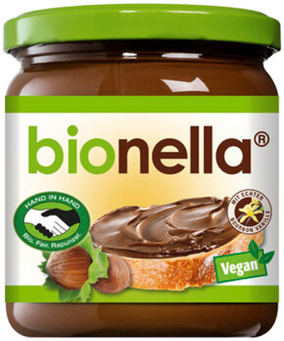 Produktfoto zu bionella Nussnougat-Creme vegan (400g)