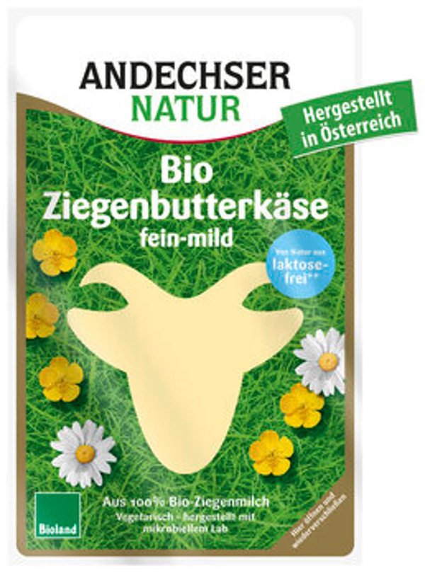 Produktfoto zu Ziegenbutterkäse Scheiben (100g)